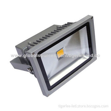 RGB LED floodlight with 10W, waterproof IP65, 50,000 lifespan, 3-year warranty, CE, RoHS marks
